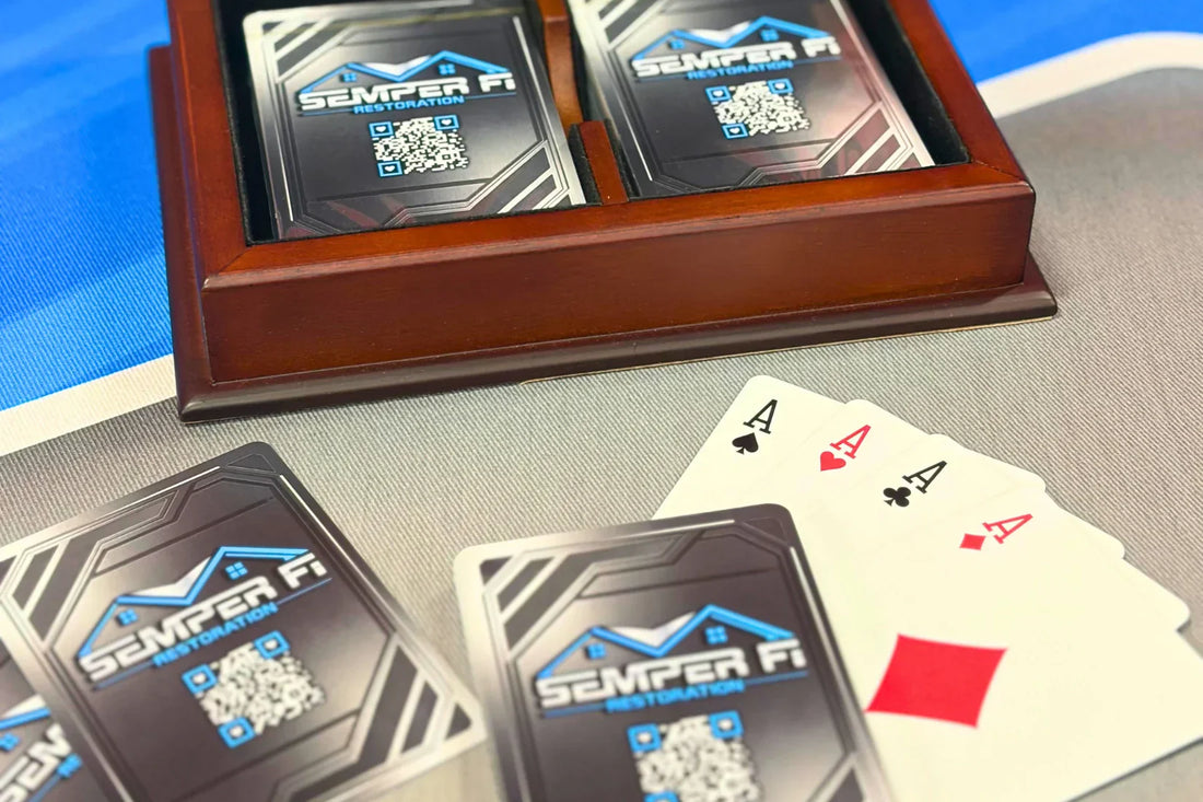 Semper Fi custom playing cards