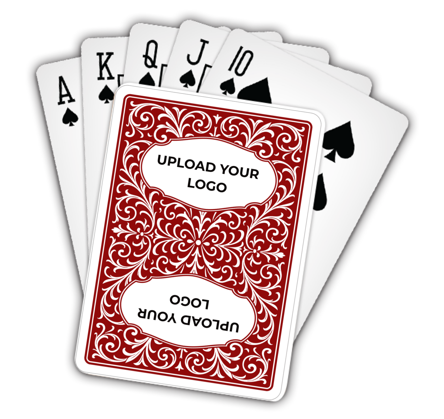 Custom Casino Playing Card Upload Your Own Logo Template