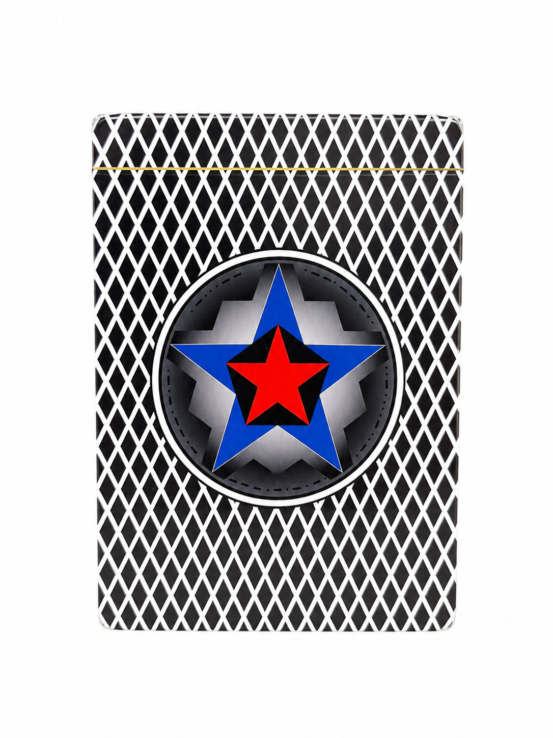 Black Diamond Pattern Playing Cards with Star Logo