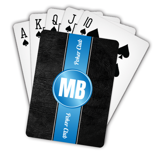 Poker Club with Initials 