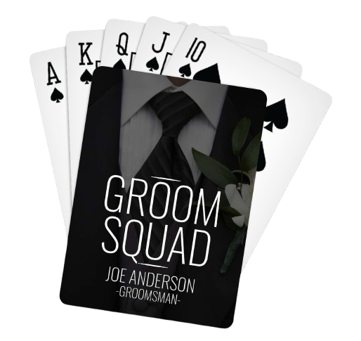Groom Squad Custom Playing Cards