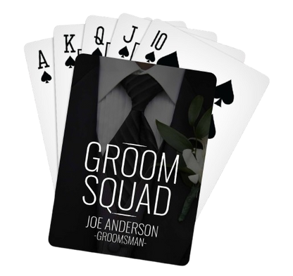 Groom Squad Custom Playing Cards