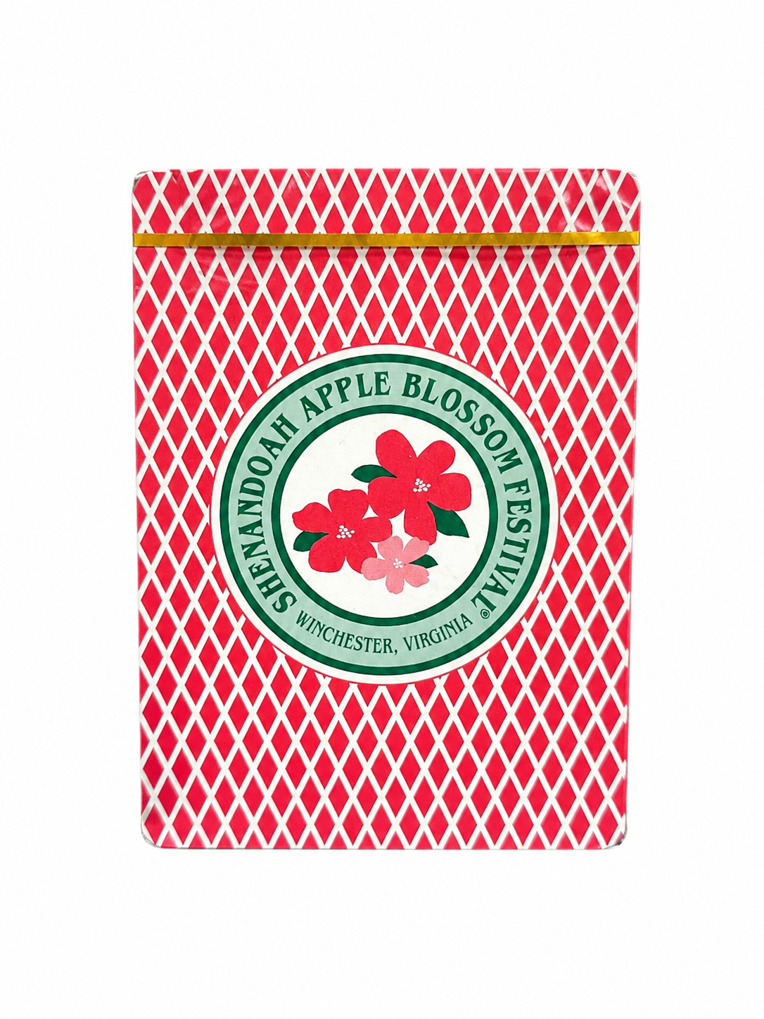 Pink Diamond Patter Custom Playing Cards with a White Background 