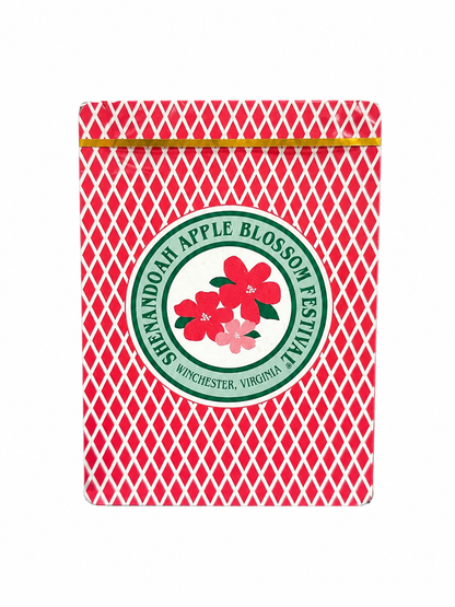 Pink Diamond Patter Custom Playing Cards with a White Background 